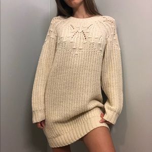 American Eagle Chunky Knit Sweater Dress - Size S